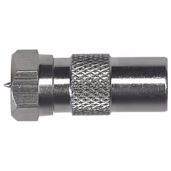 Axing CFA01000, TypeF/BNC, F, DIN 45325, Mâle, Mâle, Acier inoxydable