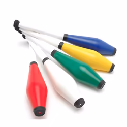 JONGLERIE 1104, Clubs de jonglage, unisexe, Vert, Adultes, 160 g, 465 mm