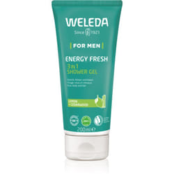 Weleda Energy Fresh 200 ml Gel douche Hommes Corps, visage et cheveux Cèdre