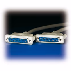 ROLINE RS232 Cable, M - M 1.8 m câble parallèle Gris 1,8 m