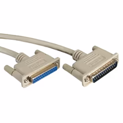 ROLINE Câble RS-232 M/F 6,0m, Gris, 6 m, 25-pin D-SUB RS232, 25-pin D-SUB RS232, Mâle, Femelle