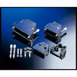 ROLINE Boîtier pour connecteur DB9 / HD15, DB8 / HD15, Noir, 30 x 30 x 15 mm