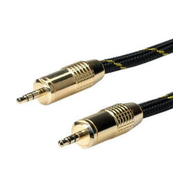 ROLINE GOLD Câble de raccordement 3,5mm audio M / M 5,0m