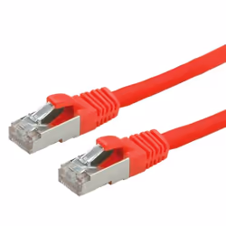 Value Cordon Cat.6 S/FTP LSOH rouge 1,0m, Rouge, 100 Ohm, 1 mm