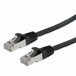 Value Cordon Cat.6 S/FTP LSOH noir 1,5m, 1,5 m, Cat6, S/FTP (S-STP), RJ-45, RJ-45