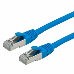 Value Cordon Cat.6 S/FTP LSOH bleu 10,0m, Bleu, 100 Ohm, 10 mm