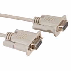 ROLINE Câble RS-232 9 pôles F/F 1,8m, Gris, 1,8 m, 9-pin D-SUB RS232, 9-pin D-SUB RS232, Femelle, Femelle