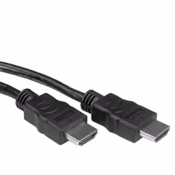 Value Câble HDMI High Speed avec Ethernet 15m, 15 m, HDMI Type A (Standard), HDMI Type A (Standard), 10,2 Gbit/s, Noir