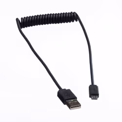 ROLINE Câble spirale USB 2.0, A - Micro B, M/M 1,0 m