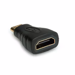Secomp Adaptateur HDMI, HDMI F - HDMI Mini M, HDMI Type A, HDMI Type C (Mini), Noir