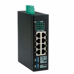 ROLINE Switch Gigabit industriel 8x RJ-45, Non-géré, Gigabit Ethernet (10/100/1000), Full duplex, Grille de montage