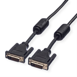 ROLINE Câble DVI pour écran, M-M, (24+1) dual link 7,5 m