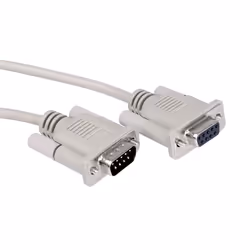 ROLINE Câble RS-232 9 pôles M/F 6,0m, Gris, 6 m, 9-pin D-SUB RS232, 9-pin D-SUB RS232, Mâle, Femelle