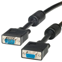 ROLINE HD15 M/HD15 F avec noyaux de ferrite 3,0m