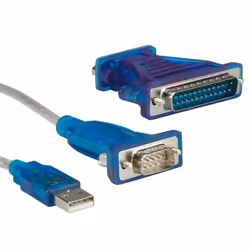 Value Convertisseur USB / Série 1,8 m, Gris