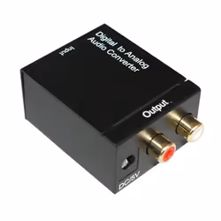 Value Convertisseur Audio numérique vers analogue, Noir