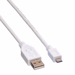 Value Câble USB 2.0, USB A mâle - Micro USB B mâle 0,15m