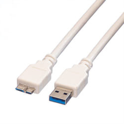 Value USB 3.0 Cable, A M - Micro B M 0,8m