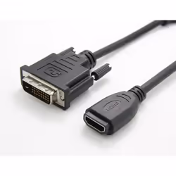 Value Adaptateur HDMI-DVI, HDMI F - DVI-D M, Noir