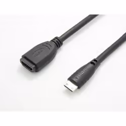 Value Adaptateur HDMI, HDMI F - HDMI Mini M, 150 m, HDMI Type C (Mini), HDMI Type A (Standard), Noir