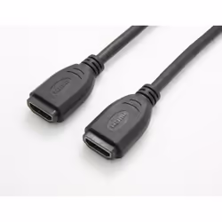 Value Coupleur HDMI, HDMI F - HDMI F 0,2 m, 200 m, HDMI Type A (Standard), HDMI Type A (Standard), Noir