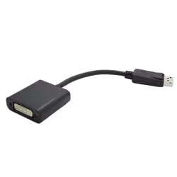 Value Adaptateur DisplayPort - DVI, DP M-DVI F, 0,15 m, DisplayPort, DVI, Mâle, Femelle, Noir