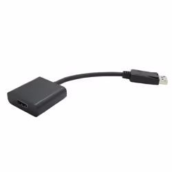 Value Adaptateur DisplayPort - HDMI, DP M-HDMI F, 150 m, DisplayPort, HDMI Type A (Standard), Mâle, Femelle, Noir