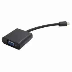 Value Adaptateur Mini DisplayPort-VGA, MiniDP M - VGA F, 150 m, VGA (D-Sub), Mini DisplayPort, Mâle, Femelle, Noir