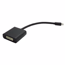 ITB RO12.99.3128, 0,1 m, Mini DisplayPort, DVI-D, Mâle, Femelle, Noir