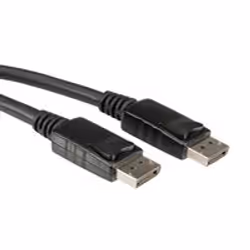 Value 11.99.5764, 5 m, DisplayPort, DisplayPort, Mâle, Mâle, Noir