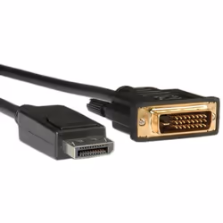 ROLINE 11.04.5771 câble vidéo et adaptateur 1 m DisplayPort DVI-D Noir