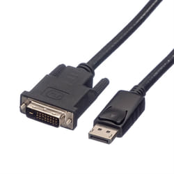 ROLINE Câble DisplayPort DP M - DVI M, LSOH 2,0m