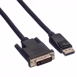 ROLINE Câble DisplayPort DP M - DVI M, LSOH 2,0m