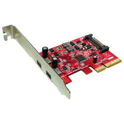 ROLINE Carte PCI-Express, USB 3.1, 2 ports, type C