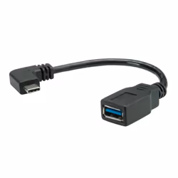 ROLINE 11.02.9031, 0,15 m, USB A, USB C, USB 3.2 Gen 1 (3.1 Gen 1), Noir