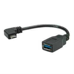 ROLINE 11.02.9031 câble USB 0,15 m USB 3.2 Gen 1 (3.1 Gen 1) USB A USB C Noir