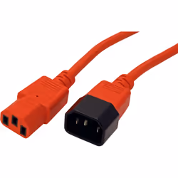 Secomp 19.08.1520 câble électrique Rouge 1,8 m Coupleur C14 Coupleur C13