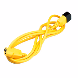 Secomp 19081521 Jaune 1,8 m Coupleur C14 Coupleur C13