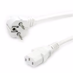 Value Câble d'alimentation, blanc 1,8m