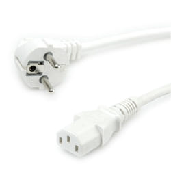 Value Câble d'alimentation, blanc 1,8m