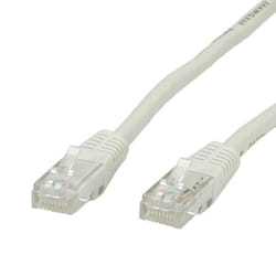 Value Cordon Cat.5e UTP confectionné gris 3,0m