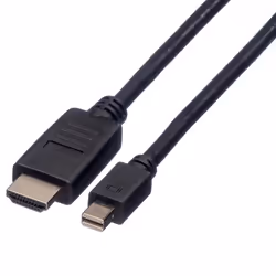 Secomp Mini DisplayPort Câble, Mini DP-HDTV, M/M, 3 m, 3 m, Mini DisplayPort, Mâle, Mâle, Droit, Droit