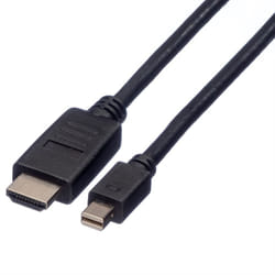 Secomp Mini DisplayPort Câble, Mini DP-HDTV, M/M, 3 m
