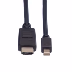 Secomp Mini DisplayPort Câble, Mini DP-HDTV, M/M, 3 m