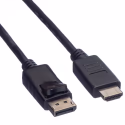 Value 11.99.5783 câble vidéo et adaptateur 4,5 m DisplayPort Noir