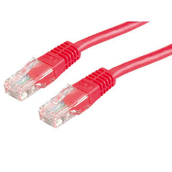 ROLINE Câble patch UTP conf. cat. 5e, rouge 1,0m