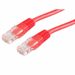 ROLINE Câble patch UTP conf. cat. 5e, rouge 5,0m, 5 m, Cat5e, U/UTP (UTP), RJ-45, RJ-45