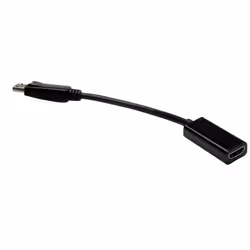Value Adaptateur DisplayPort - HDMI, v1.2, DP M-HDMI F, 0,15 m, HDMI Type A (Standard), DisplayPort, Mâle, Femelle, Noir