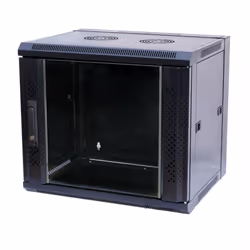 Value 26990151, Rack monté sur le mur, 12U, 60 kg, Noir