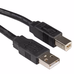 ROLINE Câble USB 2.0, Type A-B 1.8m, 1,8 m, USB A, USB B, USB 2.0, Mâle/Mâle, Noir
